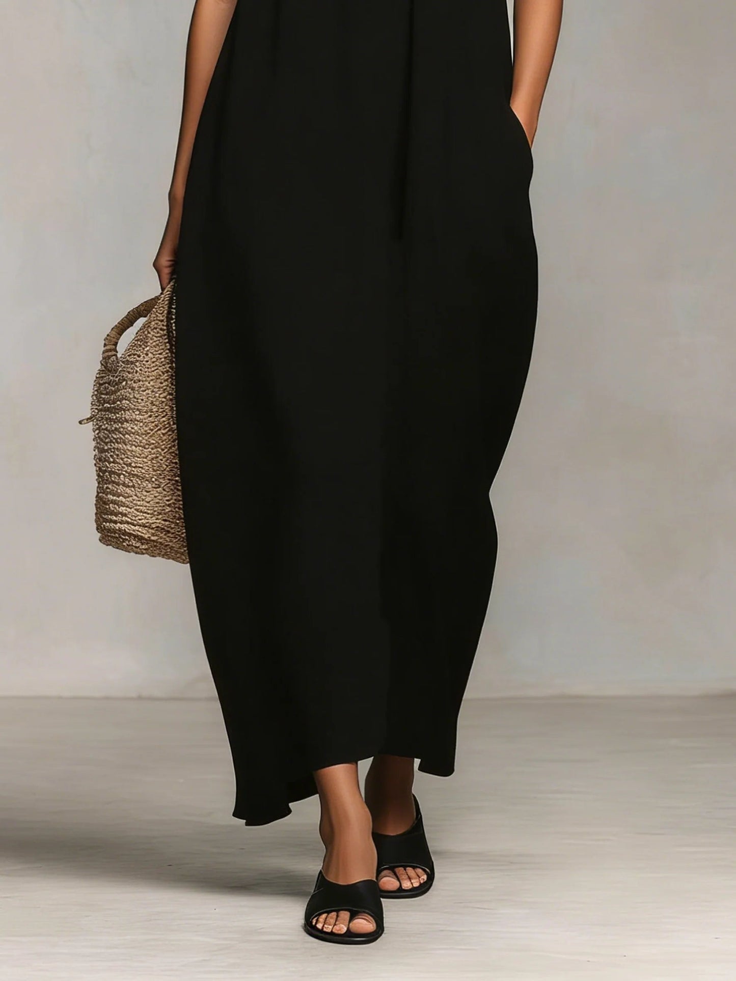 Mirelle | Colorblock Strappy Maxi Dress