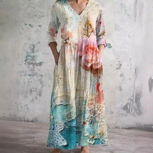 Patricia | Multicolor Floral Summer Dress