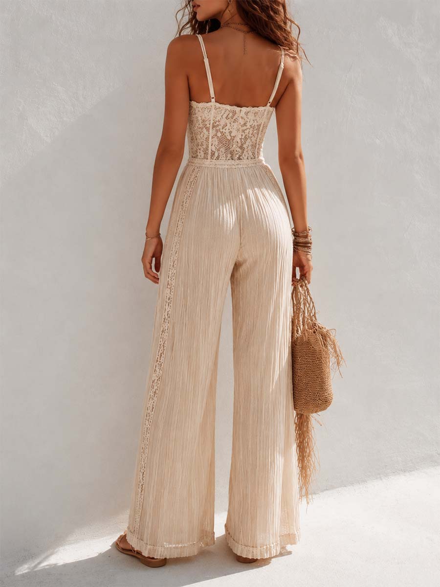 Amelia | Bohemian Lace Jumpsuit