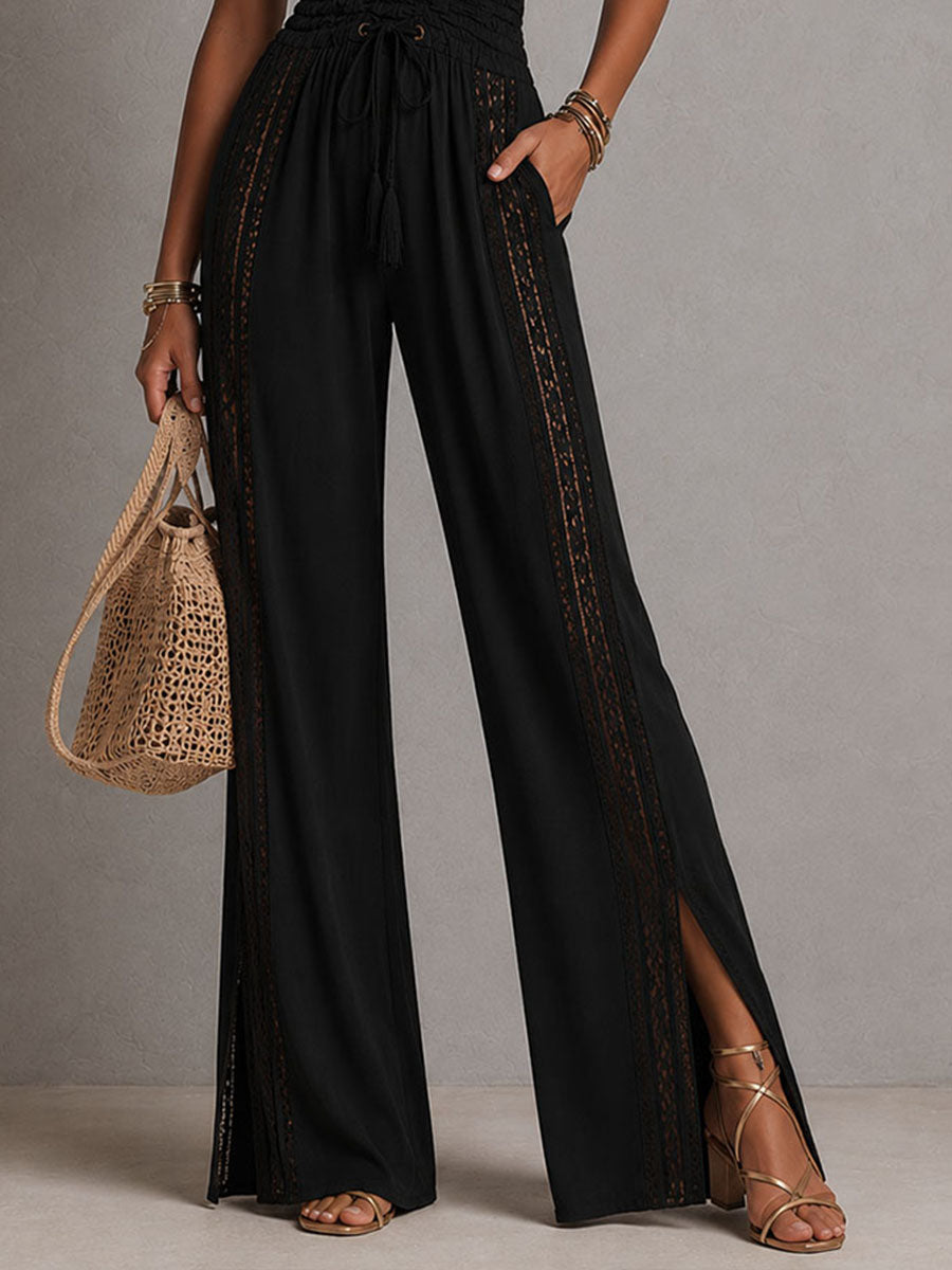 Elegant Boho Wide-Leg Jumpsuit