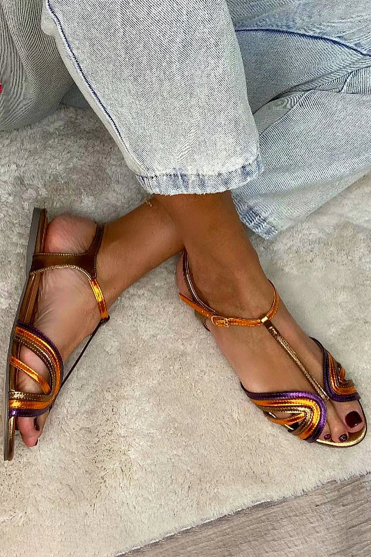 Viviana | Mediterranean T-Bar Sandals