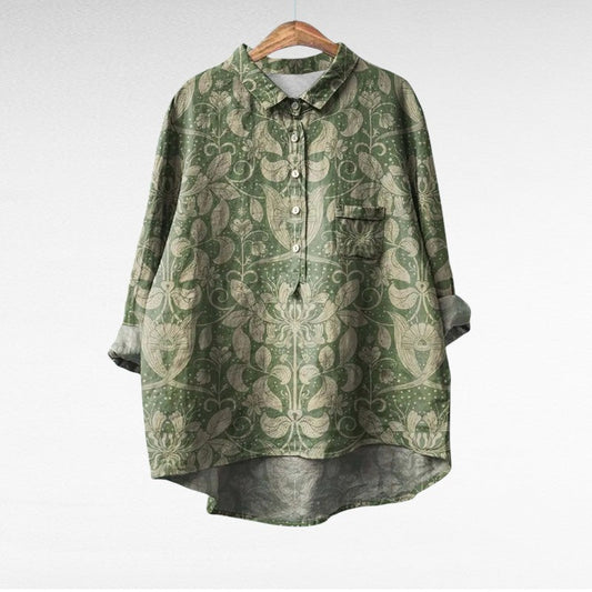 Marjolaine | Floral Rétro Blouse