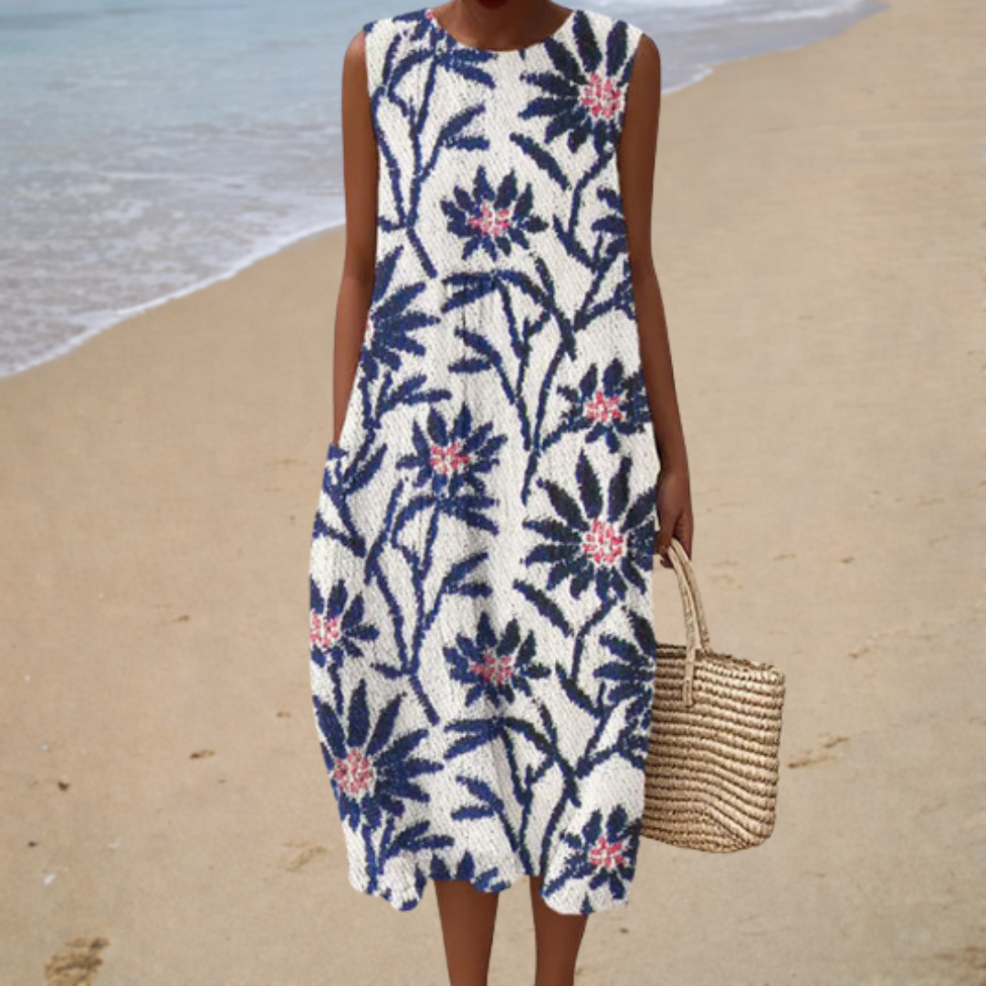 Céline | Elegant Midi Dress - women's dress