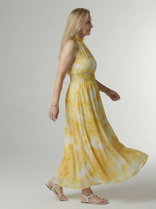 SYLIN | Halter Midi Dress