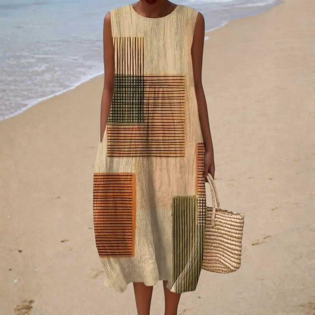 Aurélie | Midi Dress Graphic - women's dress