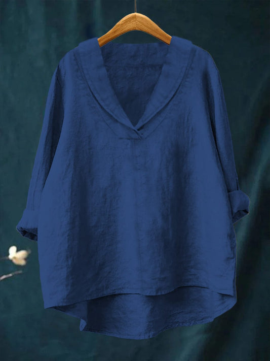 Hortense | V-Neck Fluide Blouse