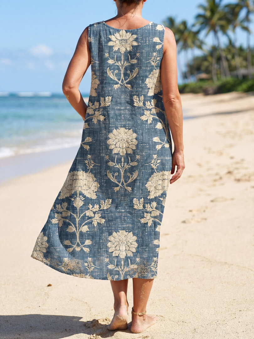 Vashelle | Shoreline Floral Midi Dress