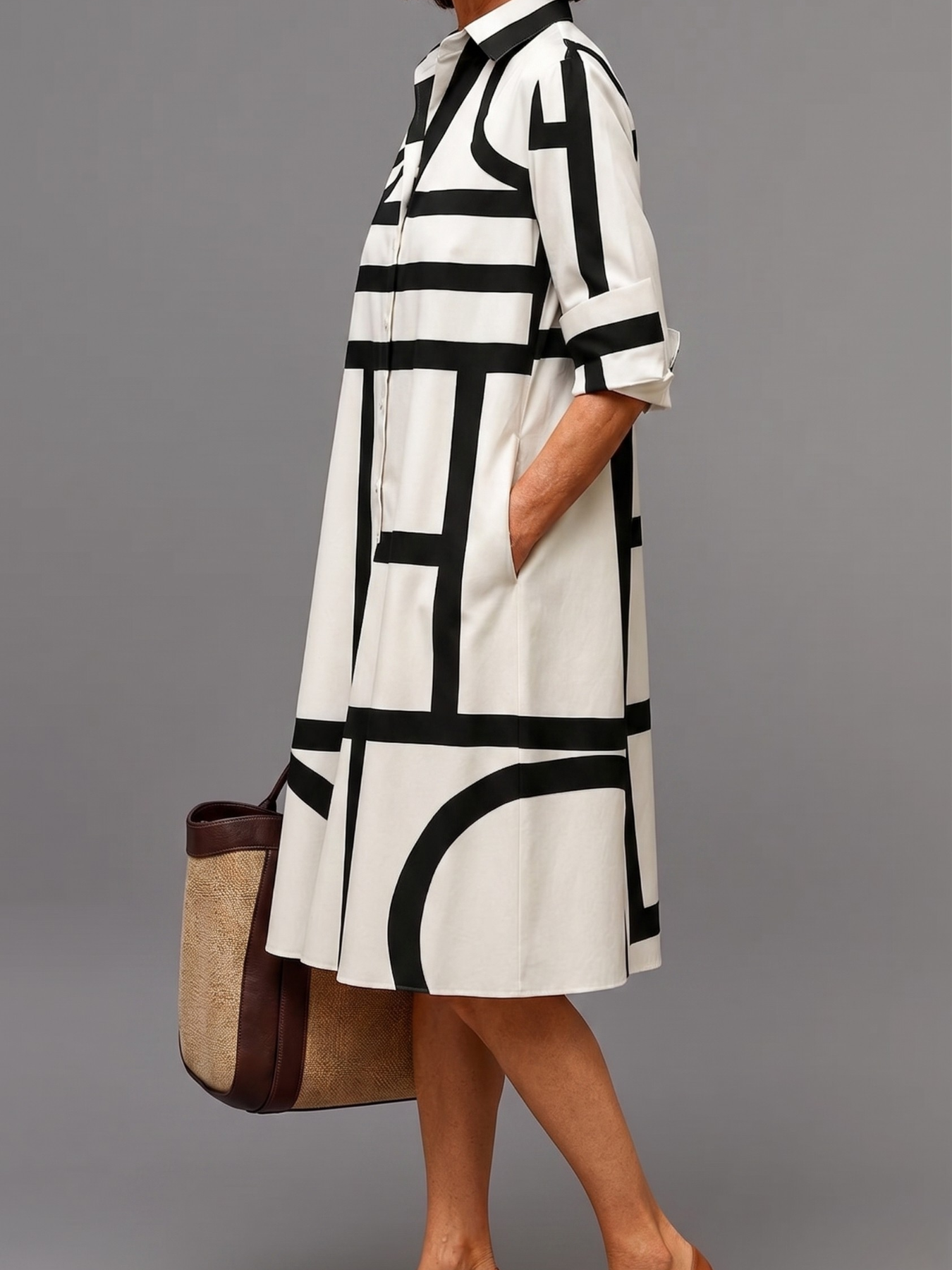 Ellie | Polished Elegant Midi Dress