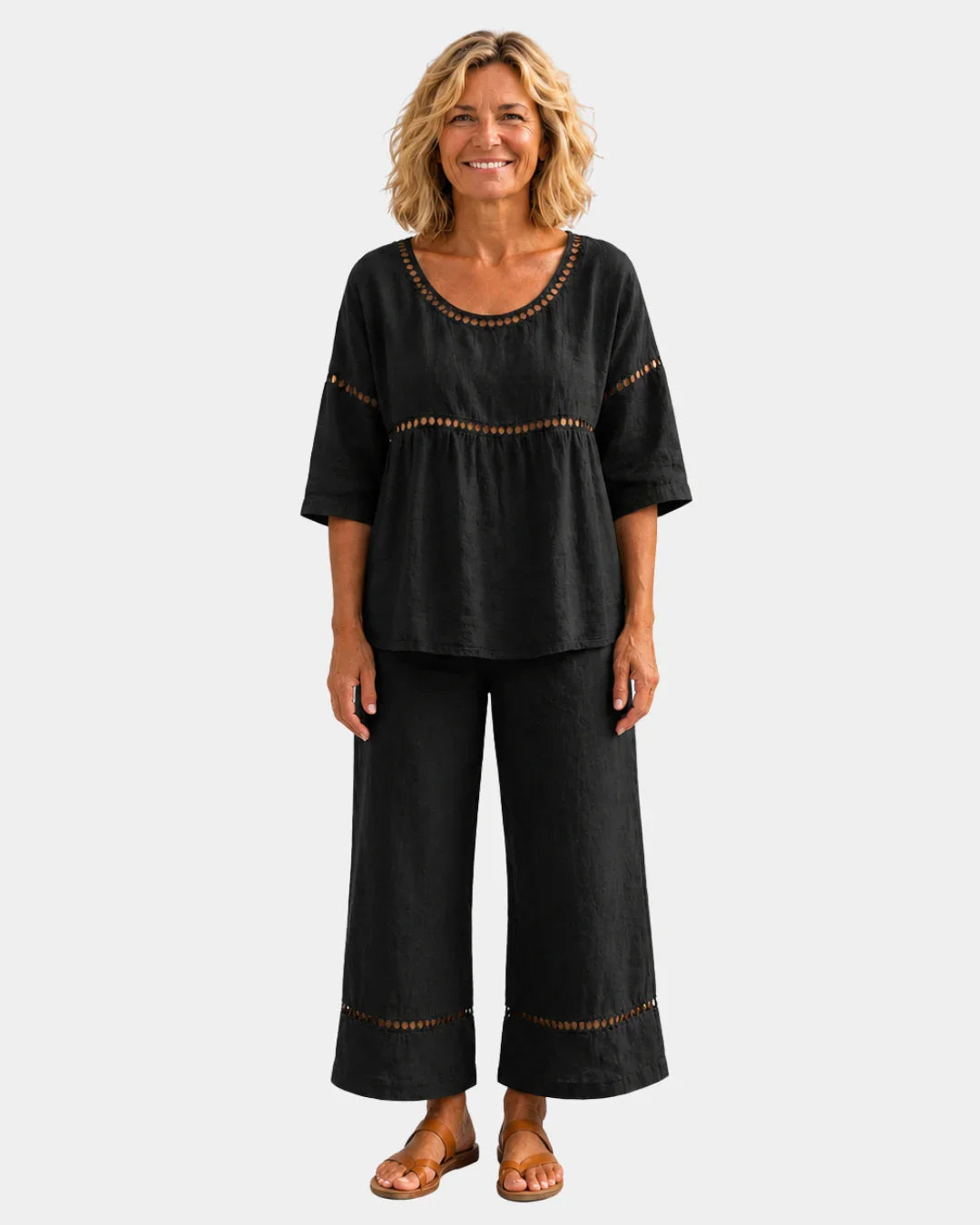 Bonne | Fresh Blouse & Matching Pants Set