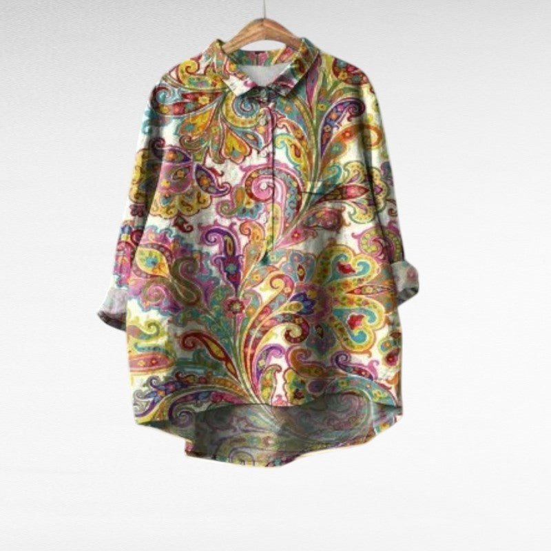 Élisa | Cachemire Elegant Blouse - women's blouse