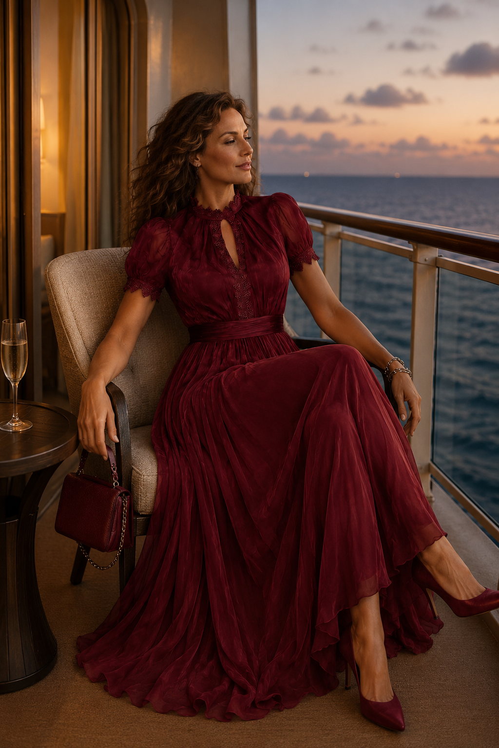 LESLEY | Elegant Midi Dress