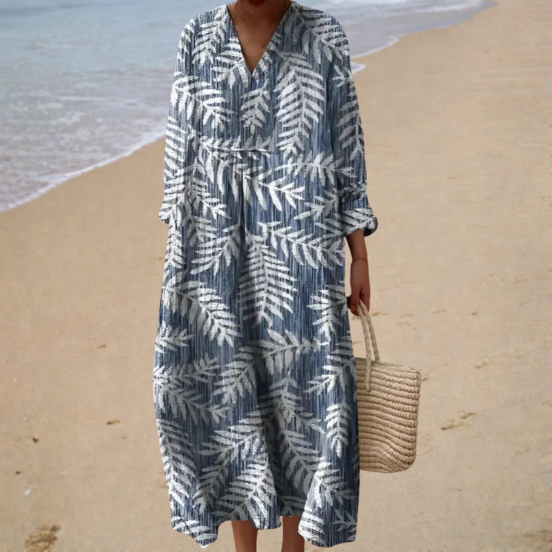 Isabelle | Tropical Maxi Dress - women's dress