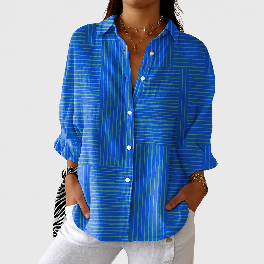Susan | Contemporary Button-Up Blouse