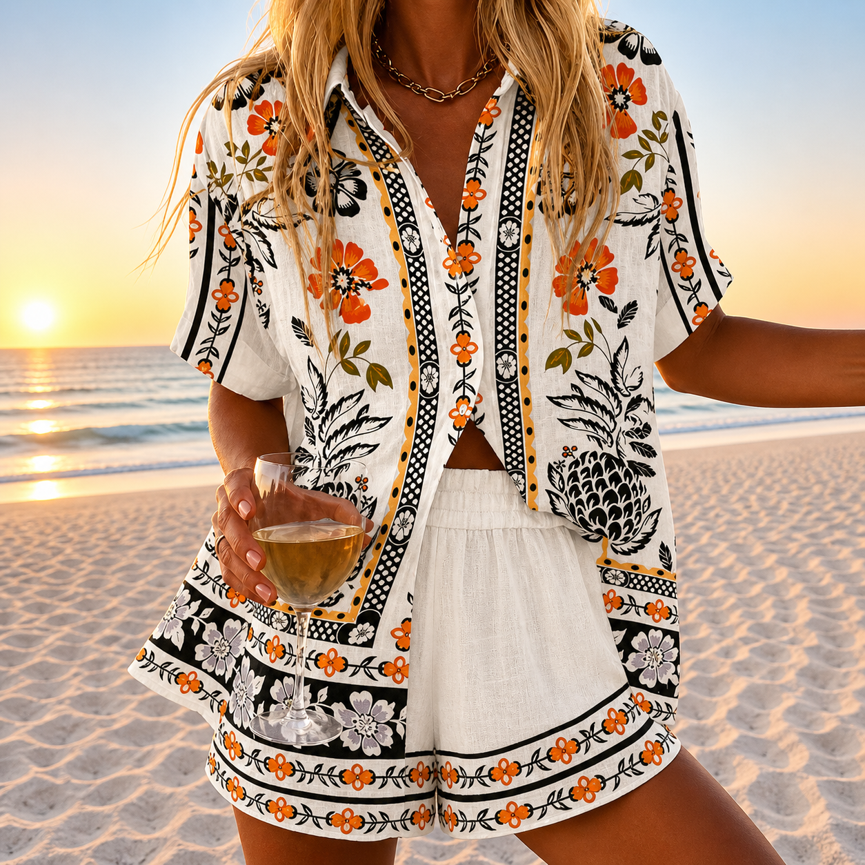 Pink Sands | Summer Two-Piece Set