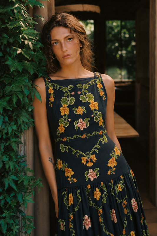 Rosalia | Linen Cotton Dress