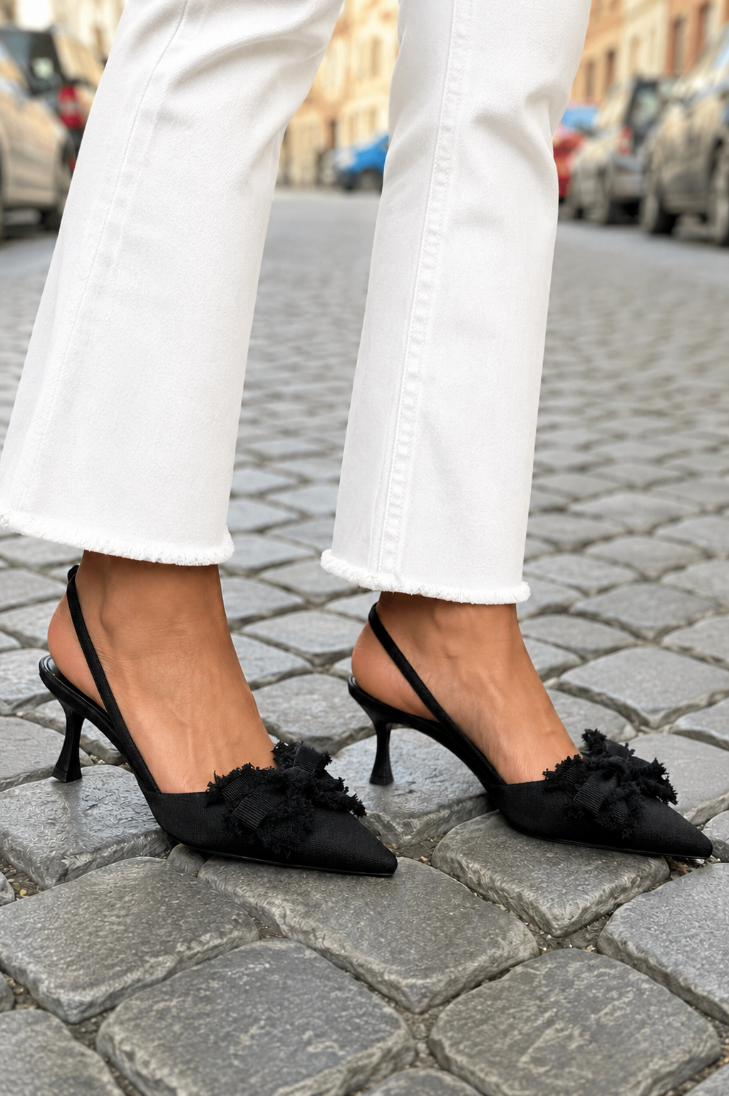 Clarissa | Luxe Flower Heels
