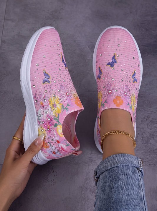 Rosella | Breathable Floral Sneakers