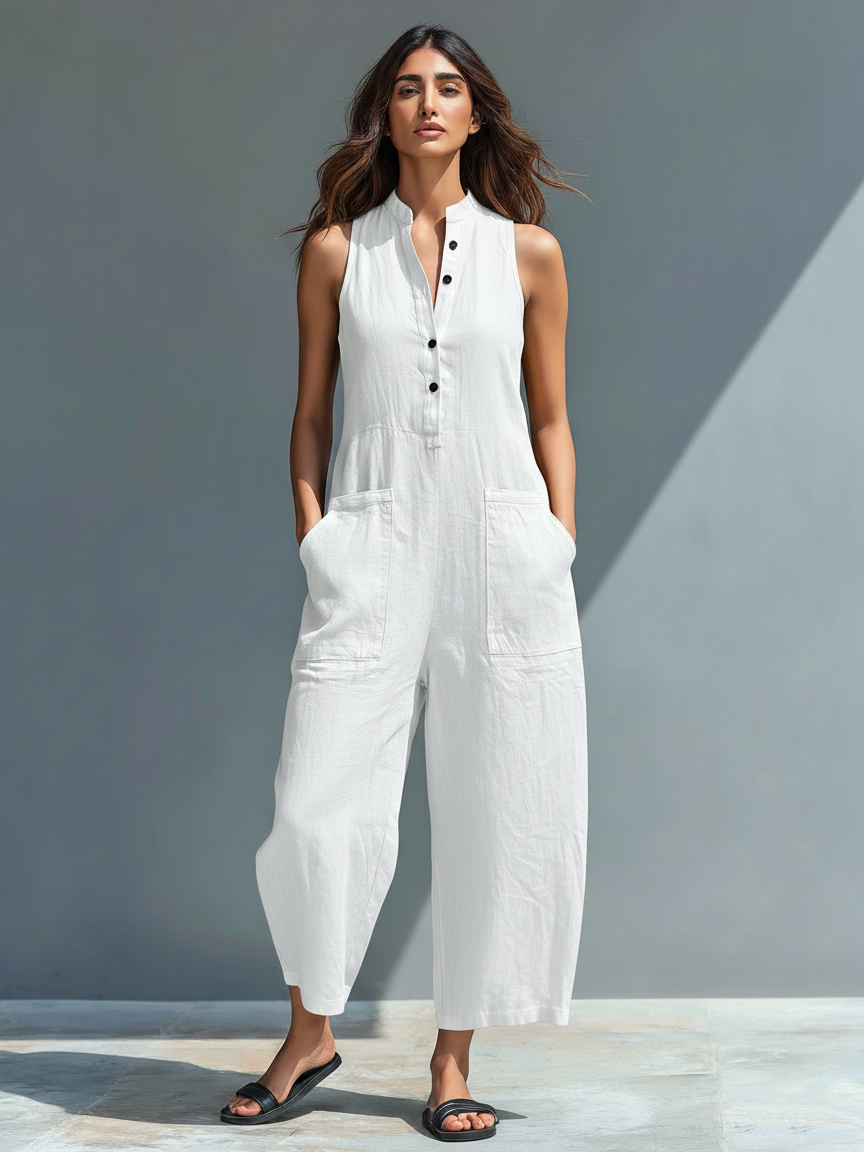 Adele | Flowing Pocket Jumpsuit