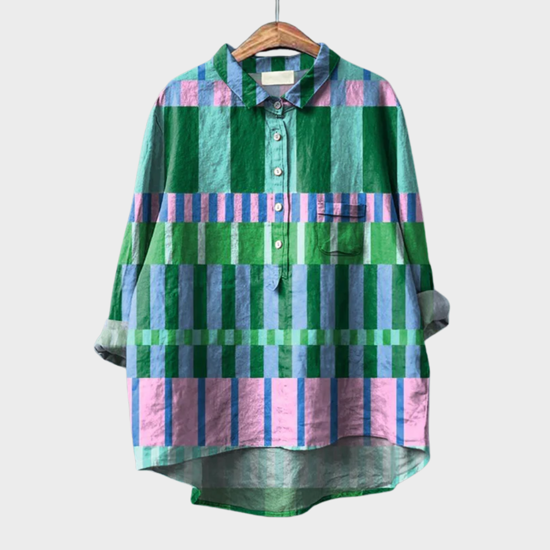 Azélie | Graphic Colorful Blouse