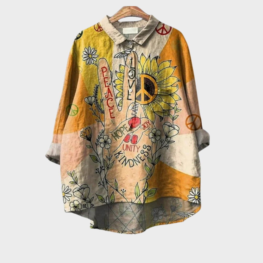 Zélie | Artistic Bohemian Blouse - women's blouse