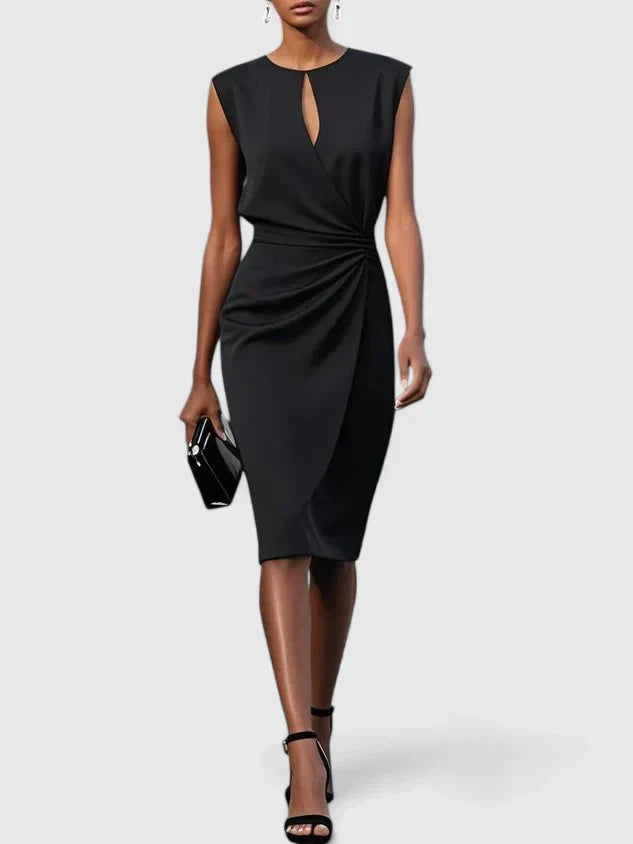 Elisa | Lace Corset Midi Dress
