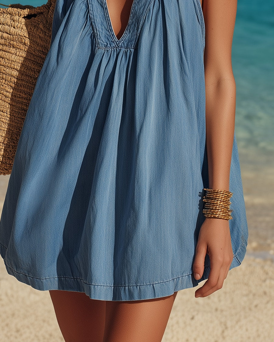 Istria | Sleeveless A-Line Mini Dress