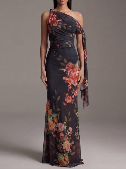 Tamsin | Elegant One | Shoulder Maxi Dress