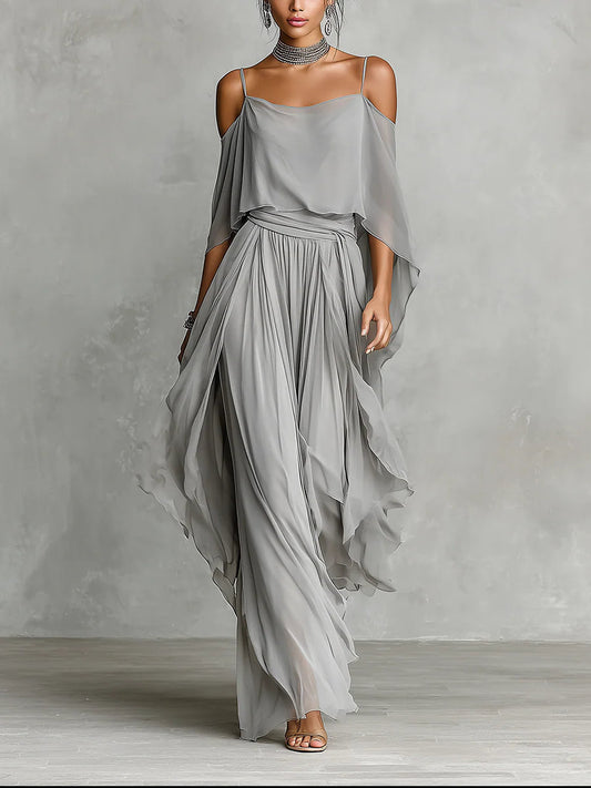 Lainey | Off | Shoulder Camisole & Trouser Set