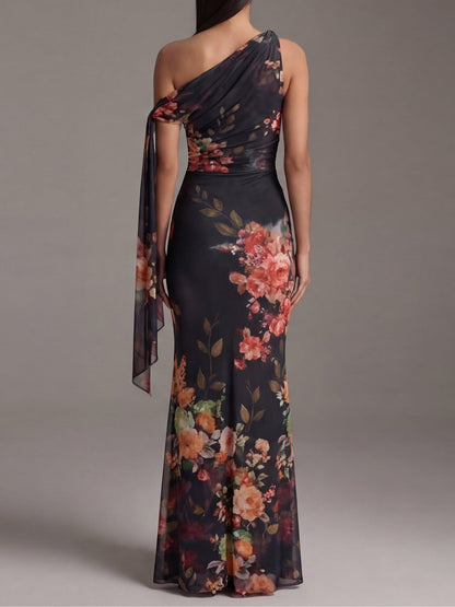Tamsin | Elegant One | Shoulder Maxi Dress