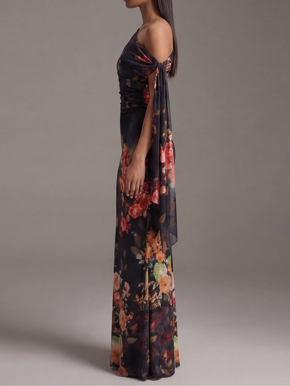 Tamsin | Elegant One | Shoulder Maxi Dress