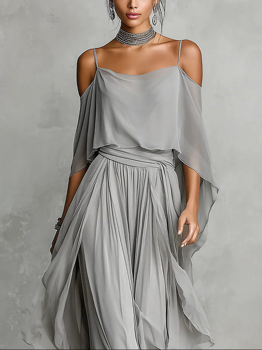 Lainey | Off | Shoulder Camisole & Trouser Set