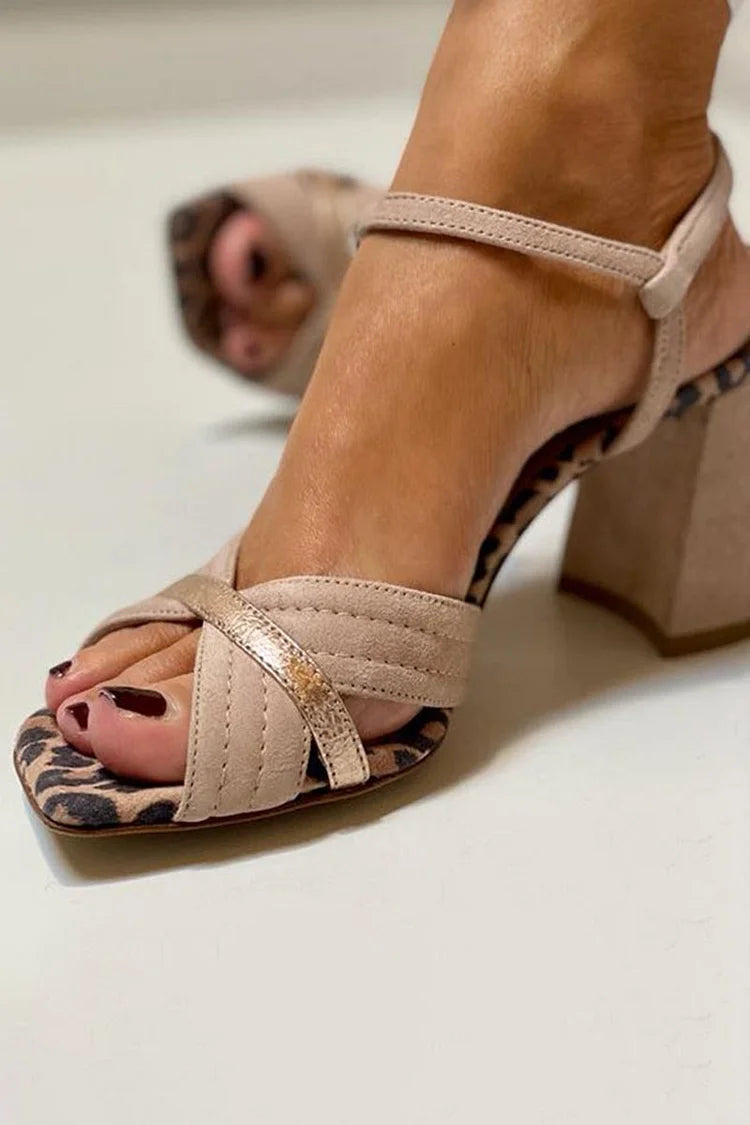 Paula | Animal Print Comfort Sandals