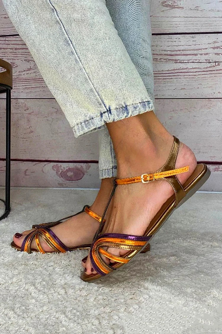 Viviana | Mediterranean T-Bar Sandals