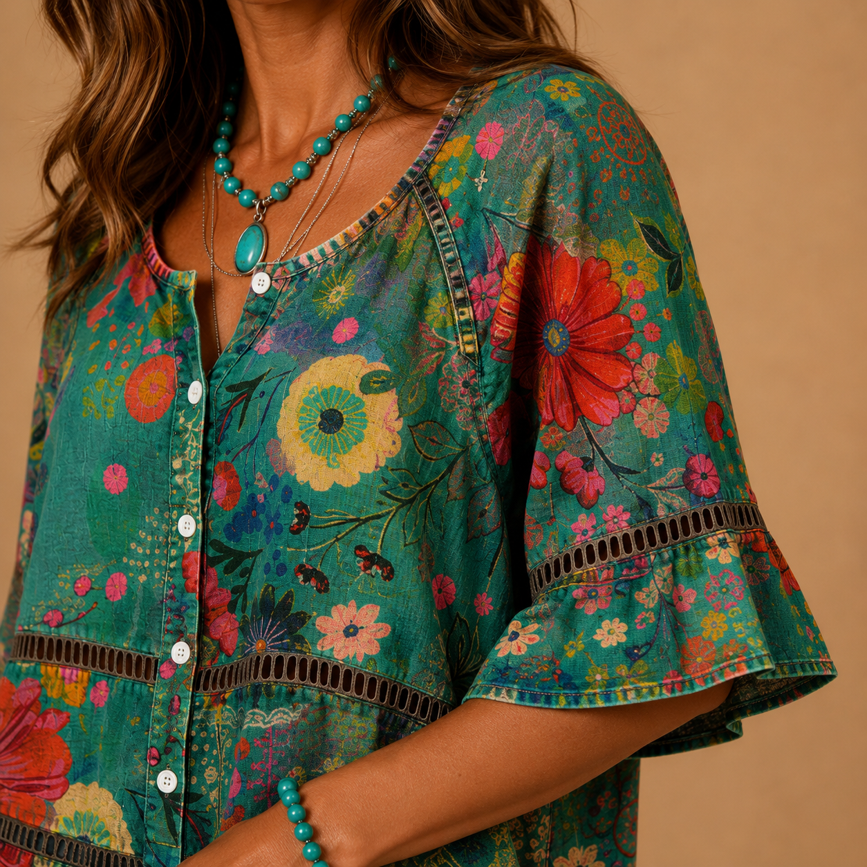 MARGAUX | Floral Print Blouse