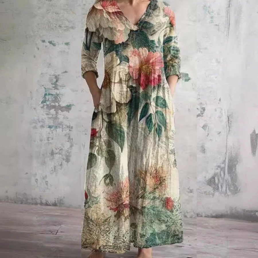 Tara | Multicolor Floral Summer Dress