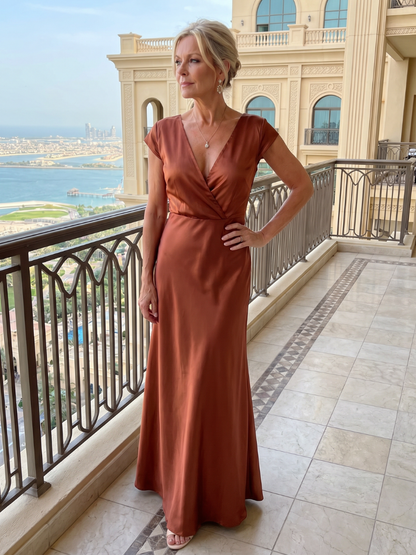 SAMOUSE | Wrap Maxi Dress