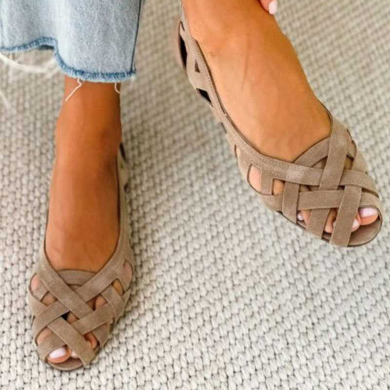 Caterina | Colorful Braided Comfort Sandals