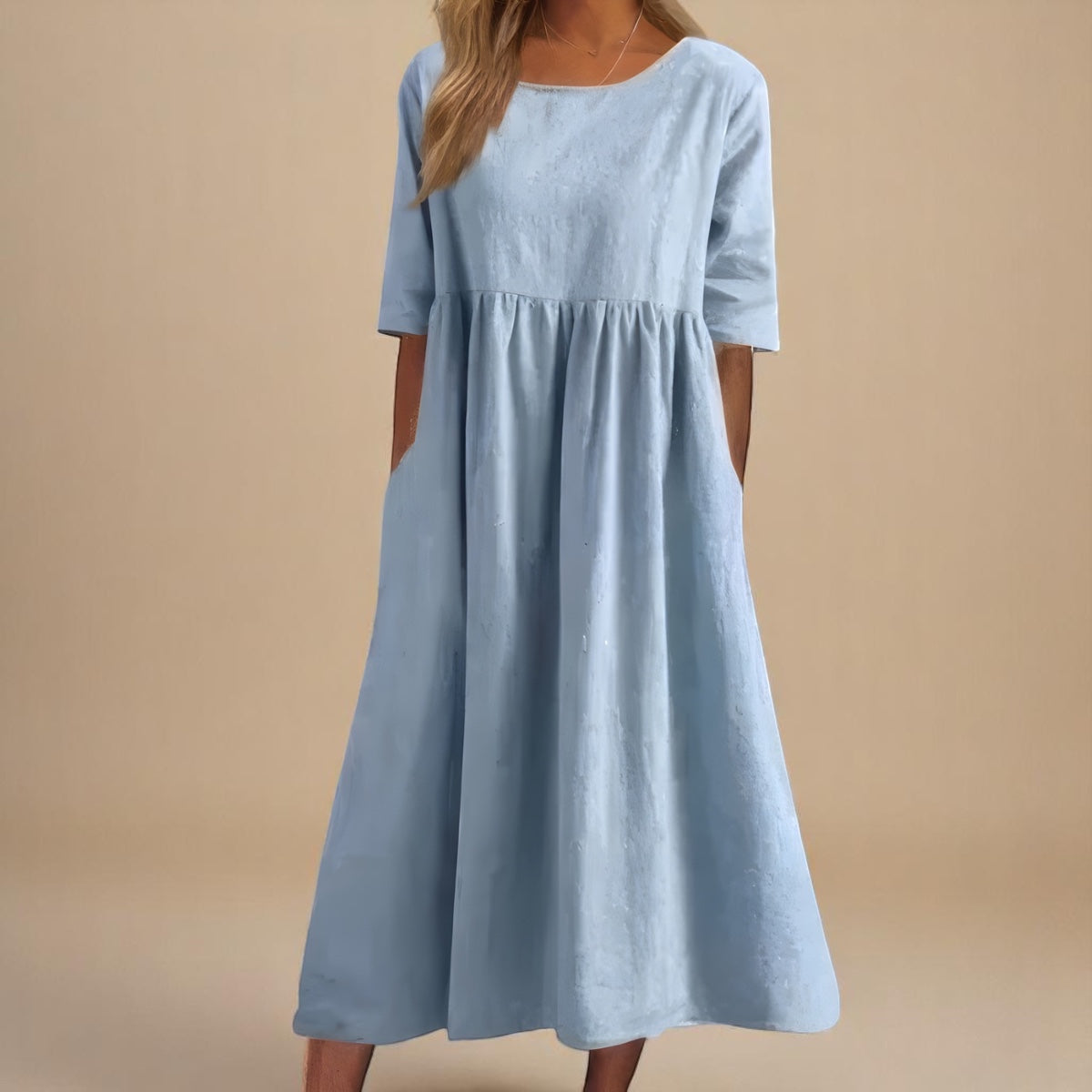 Emily | Classic Mid Sleeve Dress