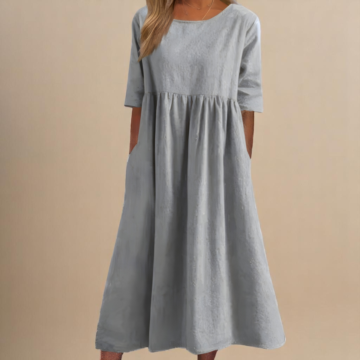 Emily | Classic Mid Sleeve Dress