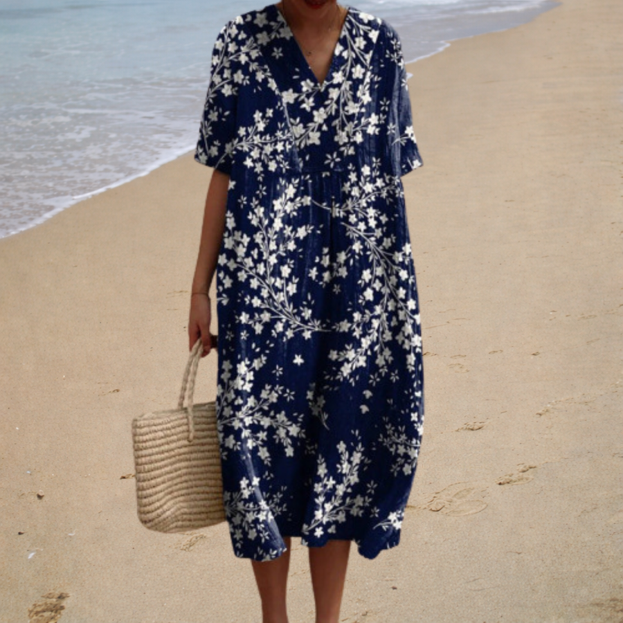Adèle | Soft Floral Maxi Dress