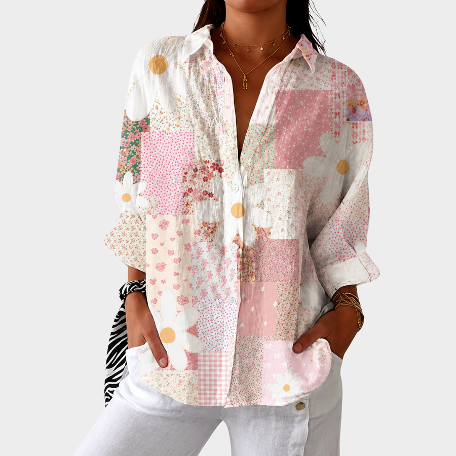 Michele | Pastel Garden Shirt