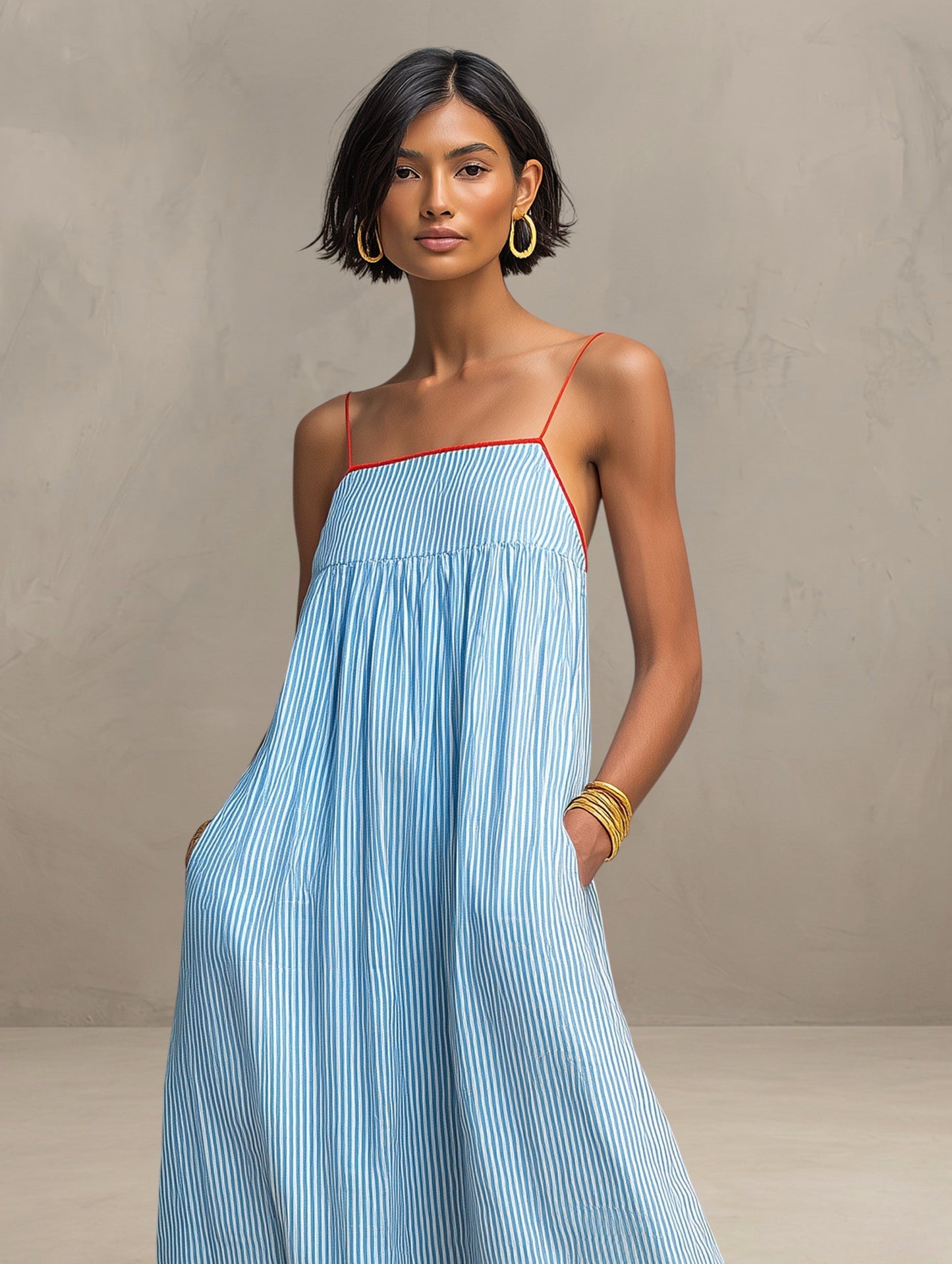 PAMELA | Flowing Summer Maxi Dress