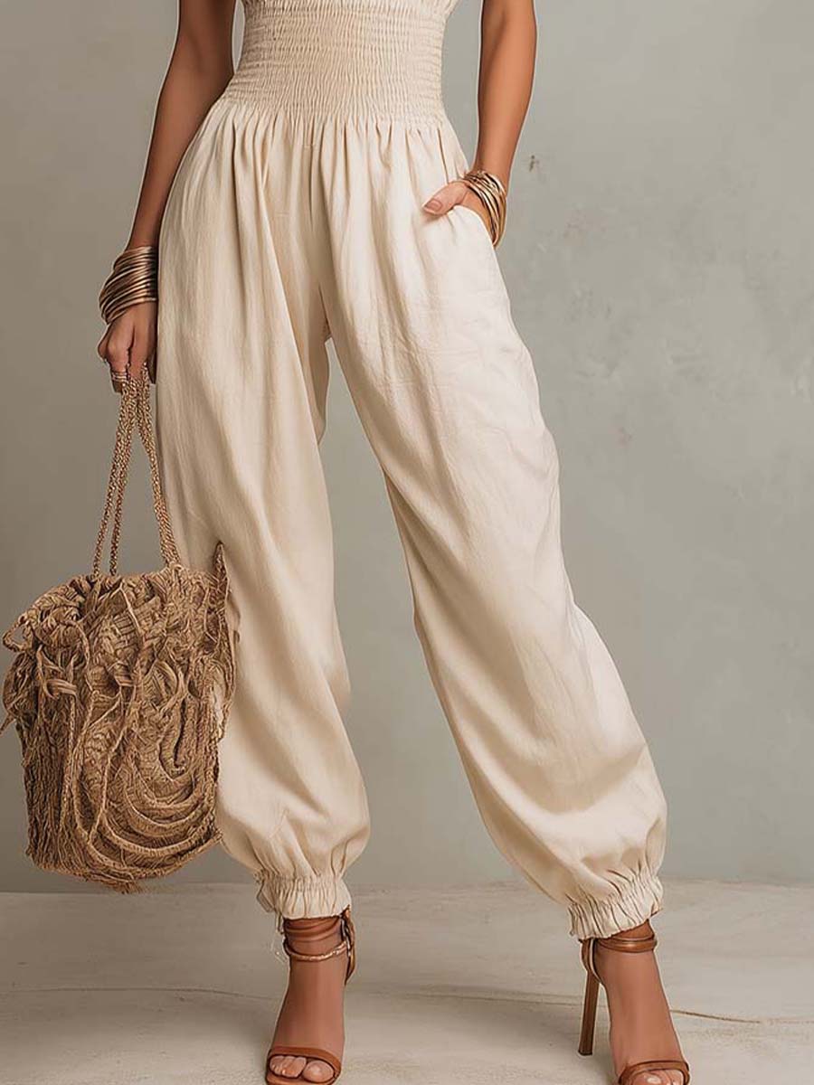 Bohemian Lace Harem Jumpsuit