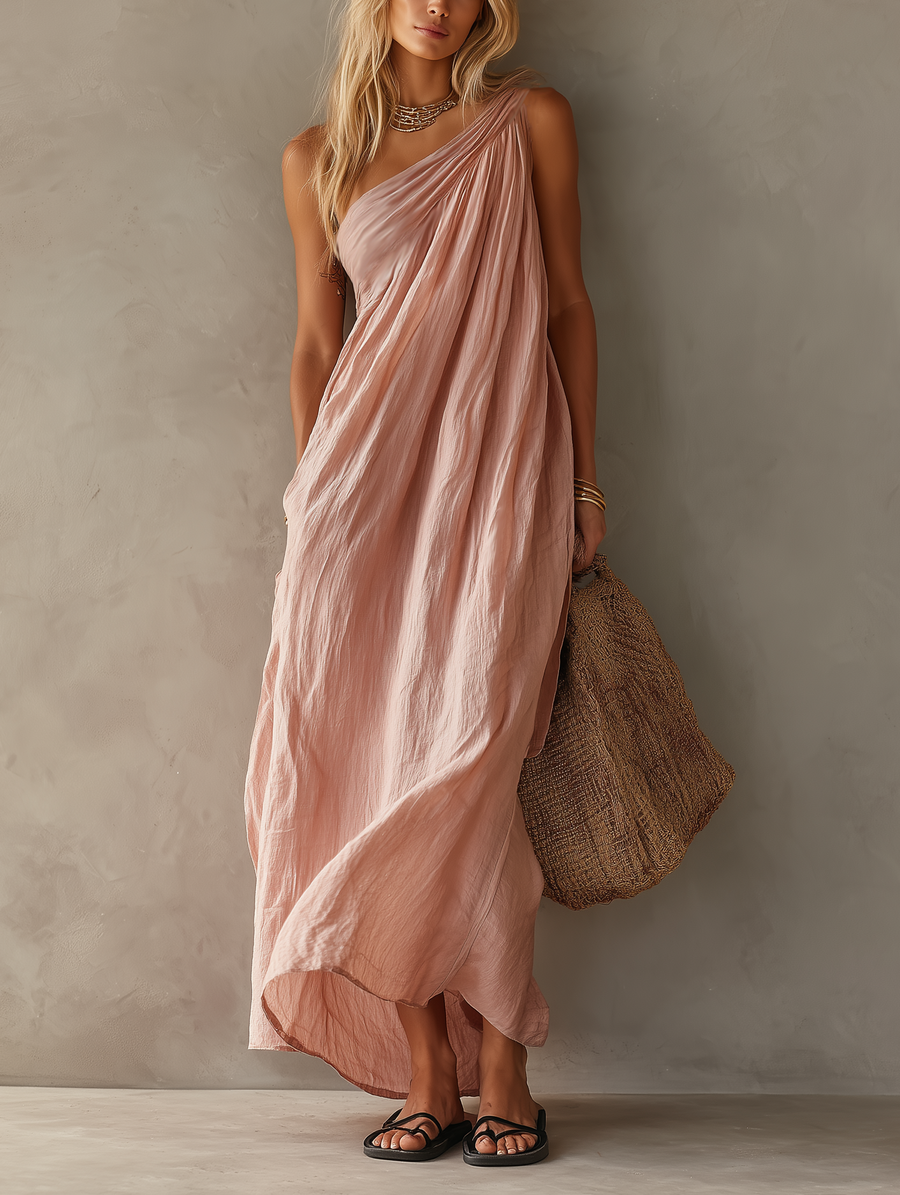 Solange | One Shoulder Maxi Dress
