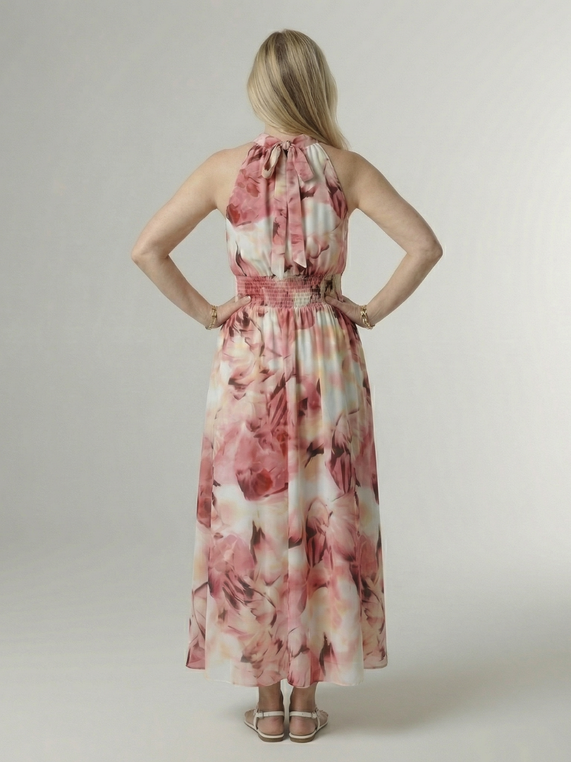 SYLIN | Halter Midi Dress