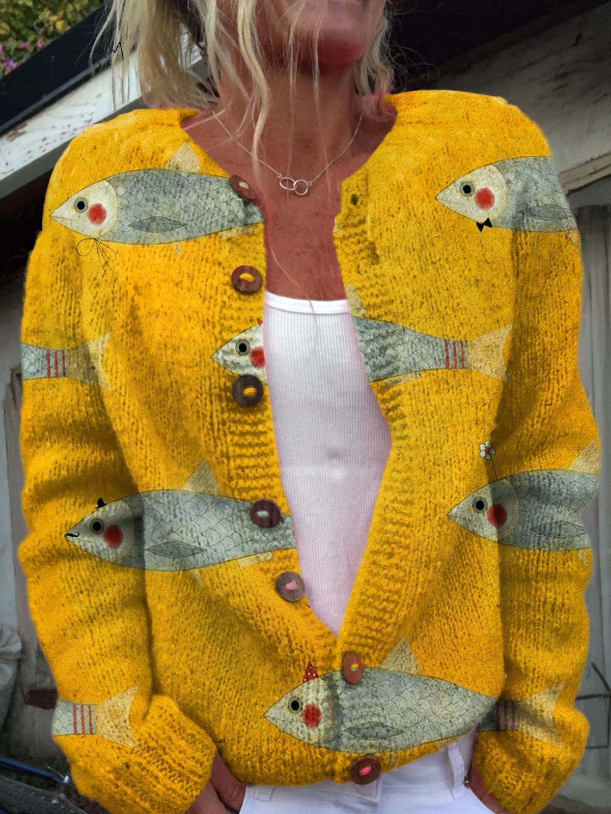 Anouk | Vintage Knit Cardigan Sweater