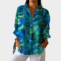 Carol | Artistic Feather Shirt
