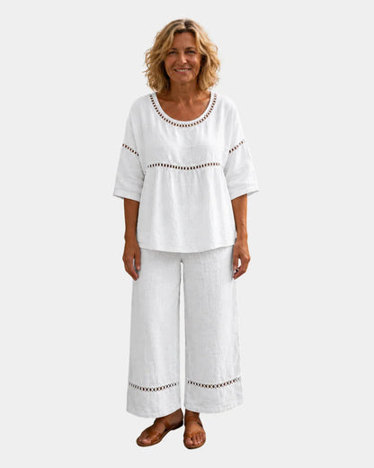 Bonne | Fresh Blouse & Matching Pants Set