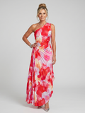 TAYA | One-Shoulder Midi Dress