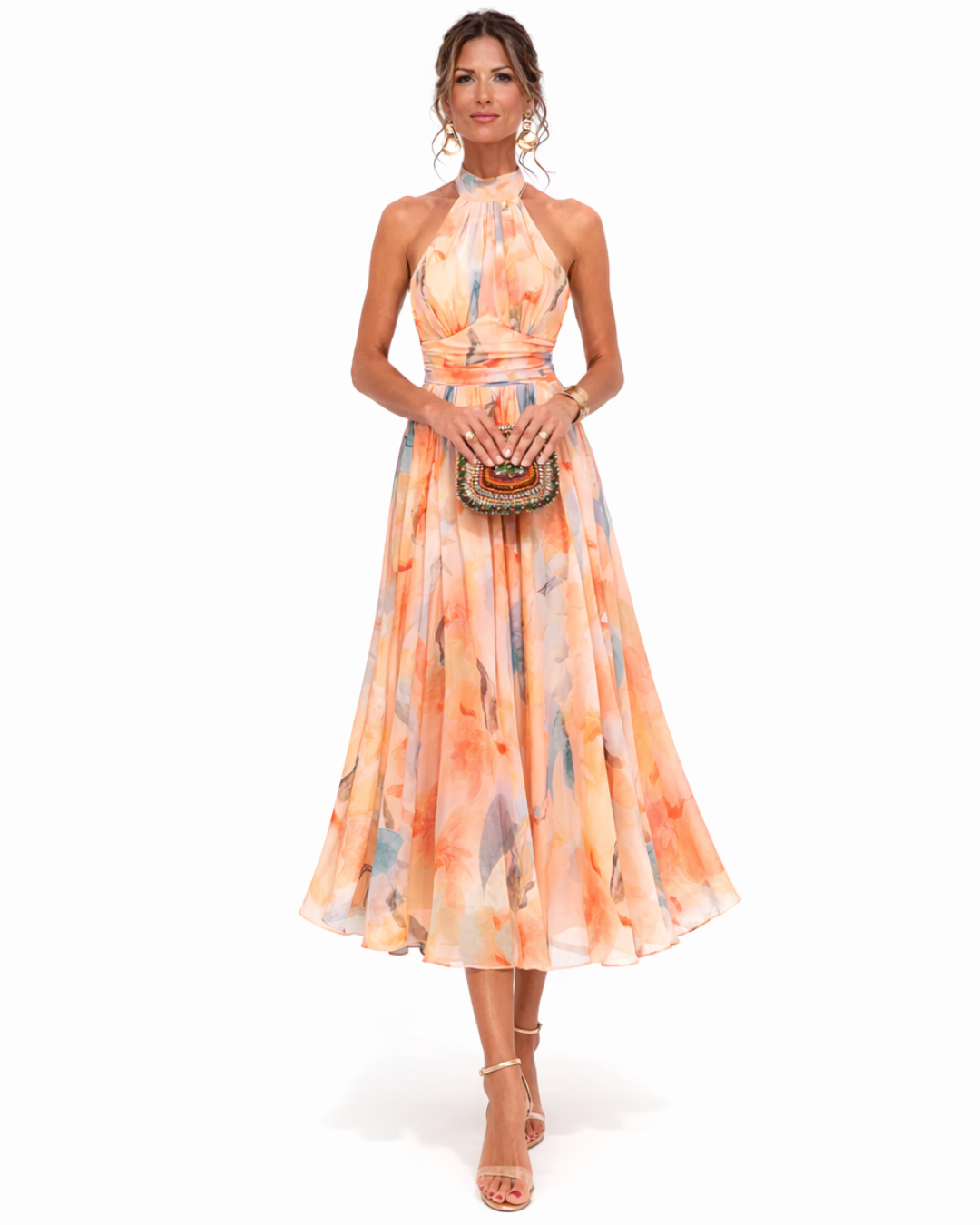 Elza | Halter-Neck Dress